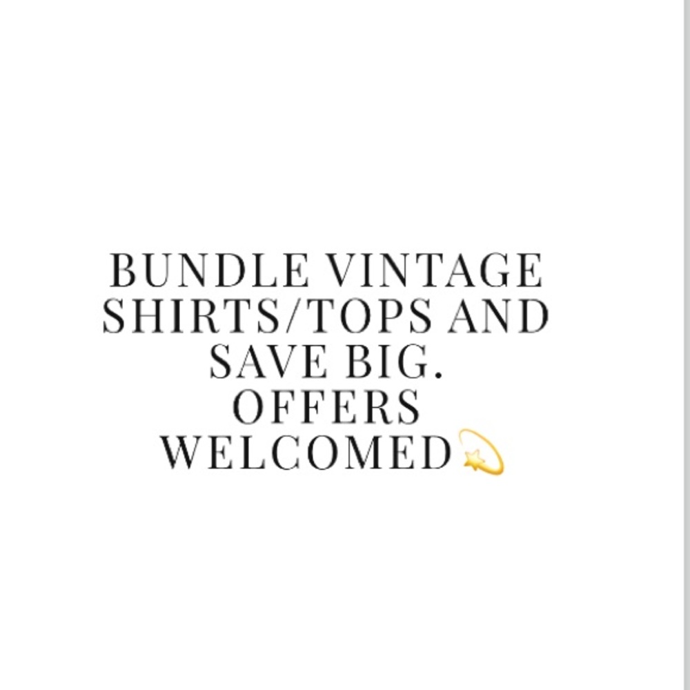 VINTAGE TOPS